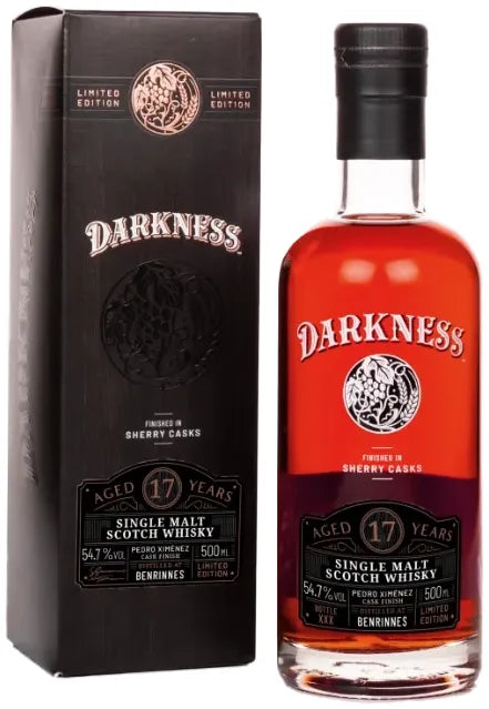 Buy Darkness Benrinnes 17 Year Old Pedro Ximénez 500ml Online at Barrel and Batch
