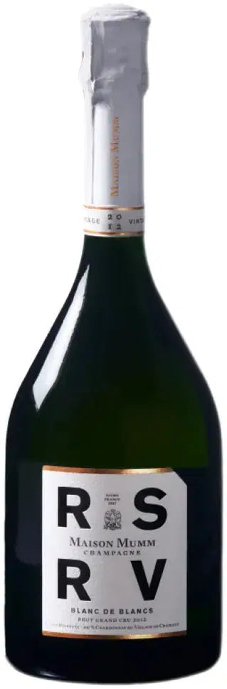 Buy Mumm RSRV Blanc de Blancs Champagne 750ml Online at Barrel and Batch